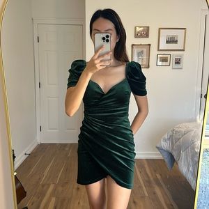 suede mini dress, only worn twice💕